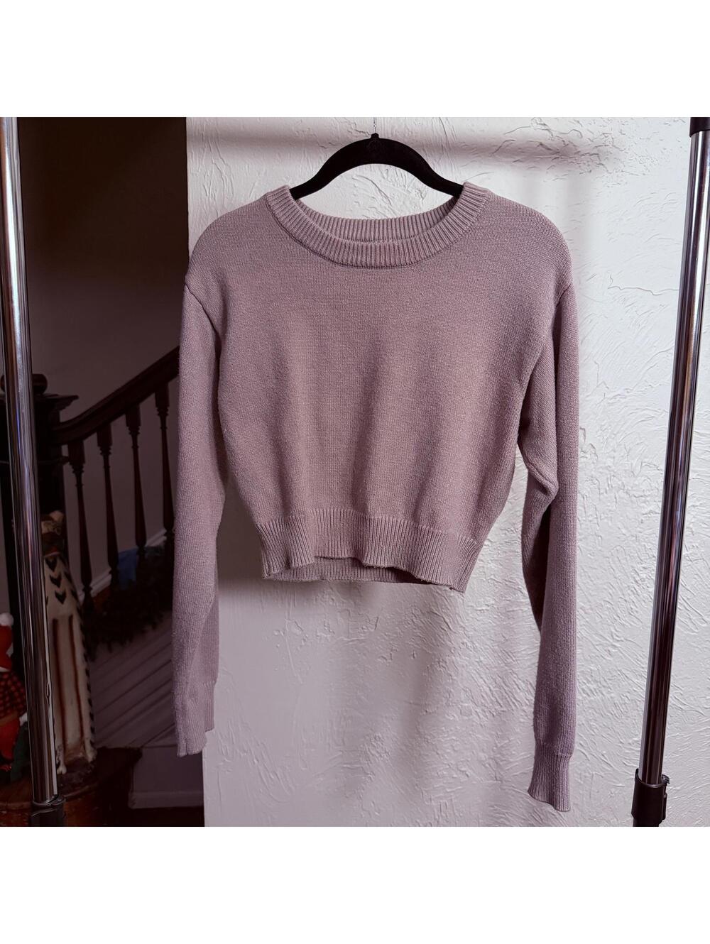 Kendall & Kylie Women's Crop Knit Sweater Size Small